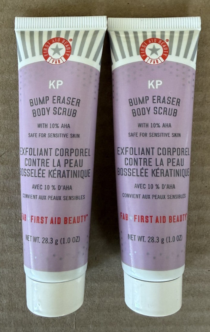 First Aid Beauty KP Bump Eraser Body Scrub 1 oz 28.3 g Travel Size