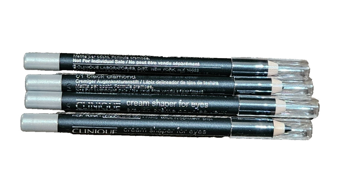 Clinique Black Diamond Pencil in Black 01 Full Size 0.03oz Makeup Pencil