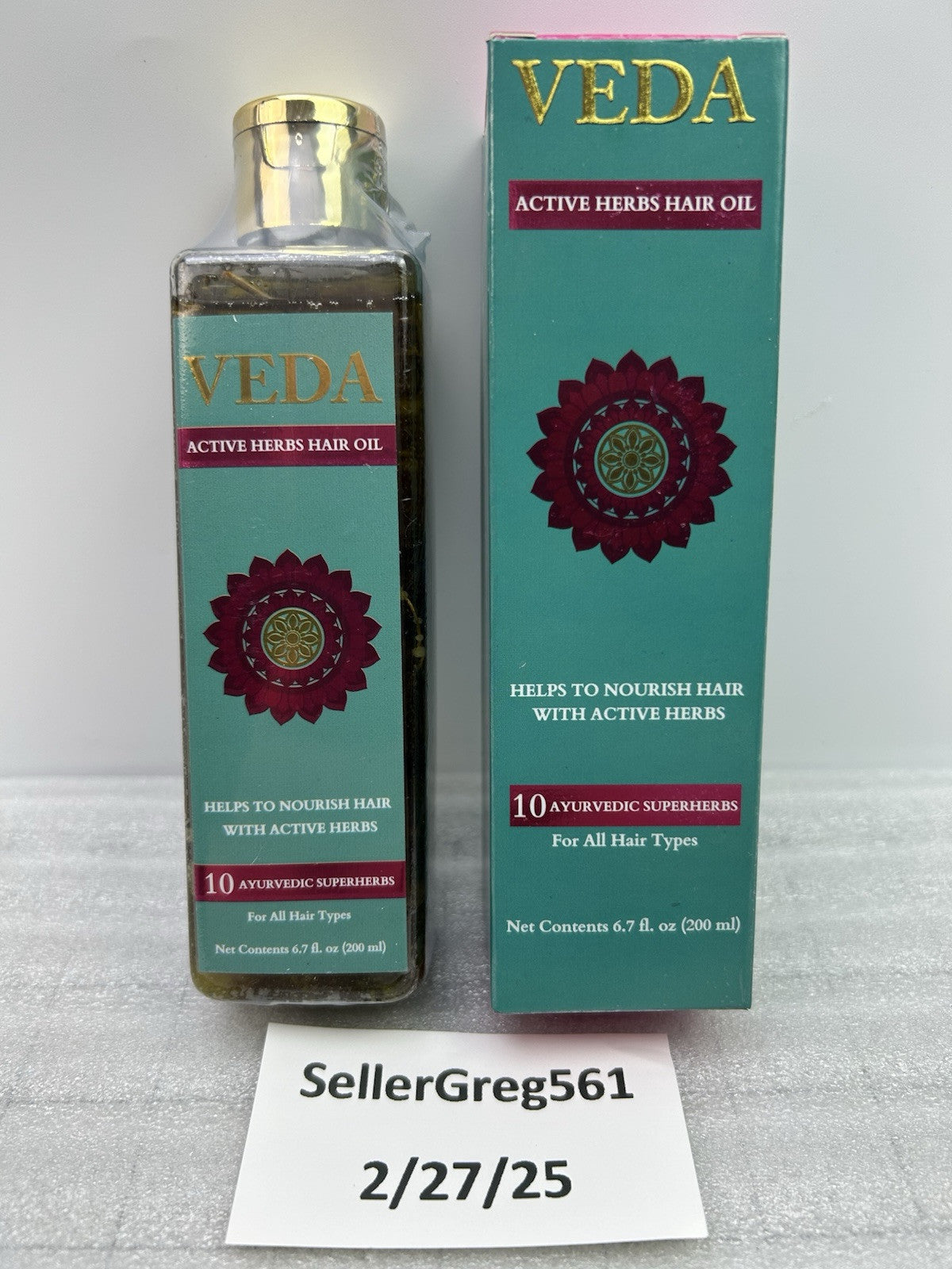 Herbal Ayurvedic Cold Pressed Hair Growth Oil - Herb Infused Hair Treatment