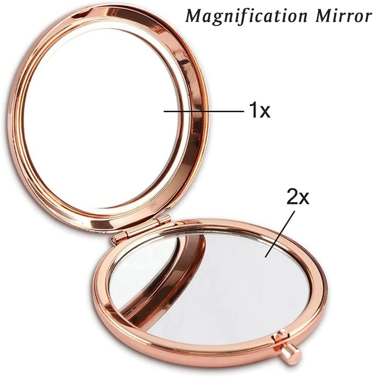 Personalized Compact Mirror - Inspirational Gift for Women & Girls - Stainless Steel, 2.5 Inch