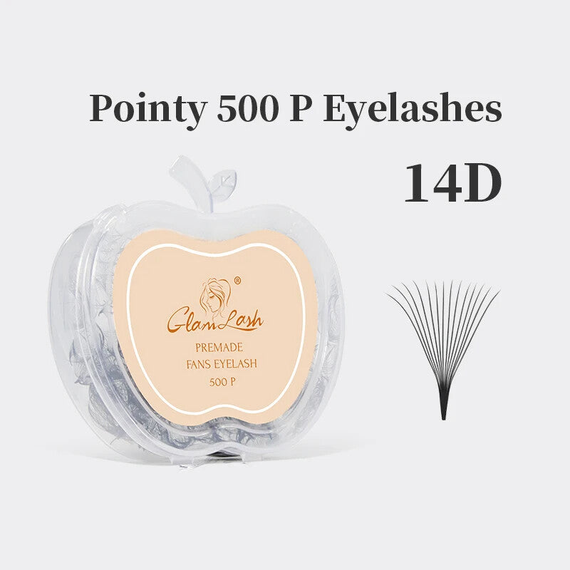 Premade Volume Eyelash Fans - Pointy Base, Natural & Lightweight