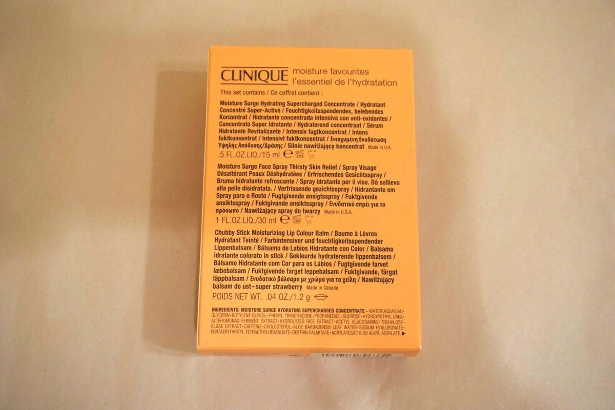 Clinique Moisture Surge Skincare Gift Set - Hydrating Face Spray & Lip Balm