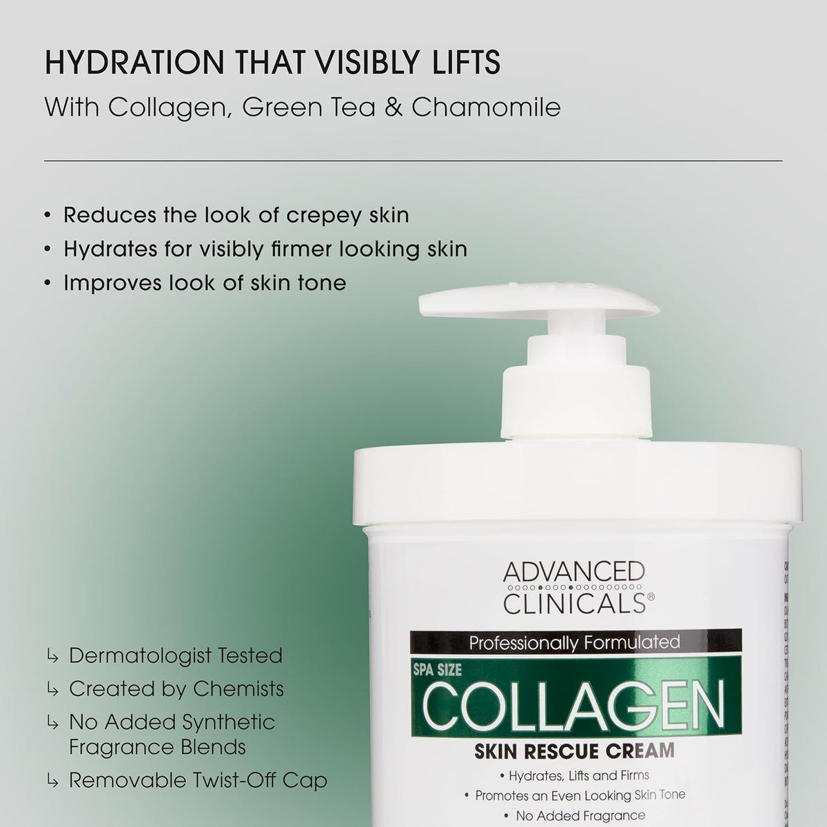 Collagen Body Lotion & Face Moisturizer with Vitamin E – 2-Piece Set