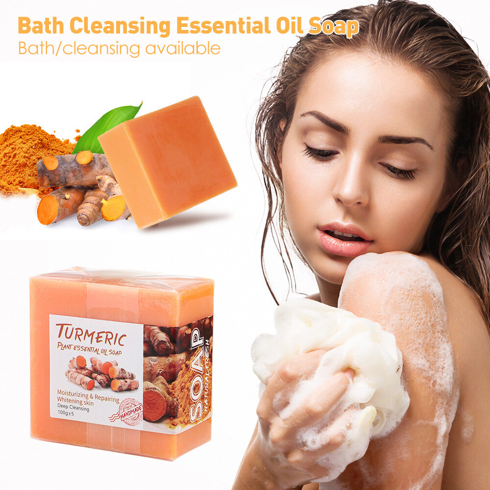 3/1PC Tumeric Soap For Dark Spots,Skin Lightening, Anti Acne Skin