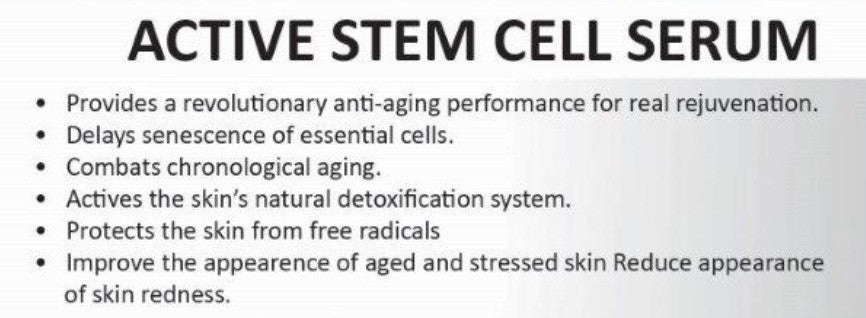 Anti-Aging Face Serum with Plant Stem Cells Hyaluronic Acid Matrixyl 3000