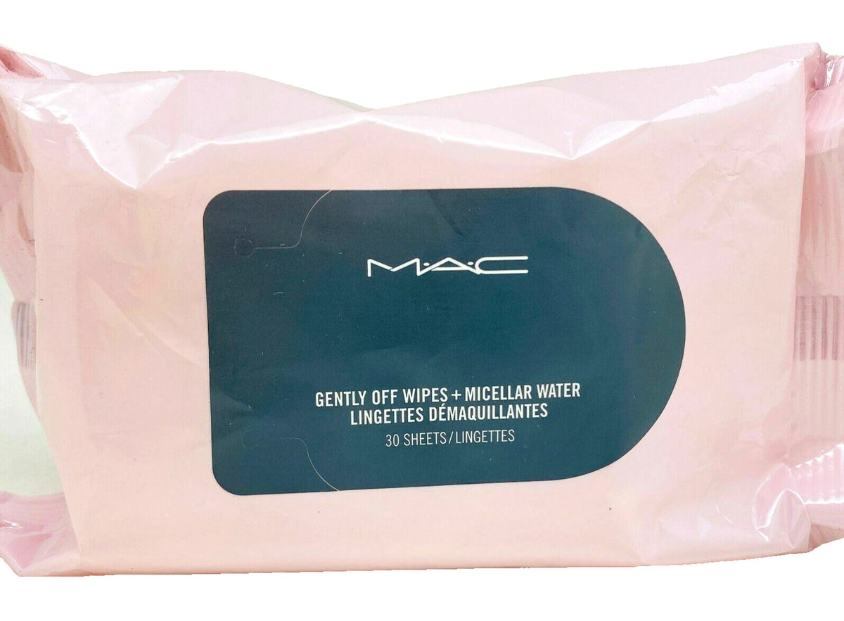 MAC Gently Off Micellar Water & Facial Wipes Set - 30 Sheets Cleansers