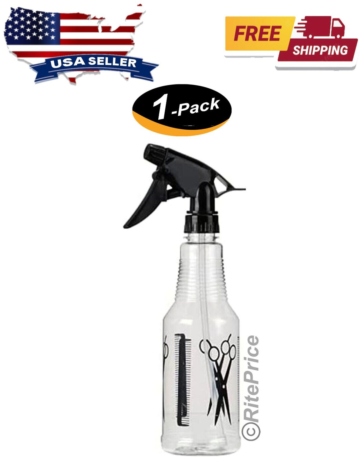 500ml Hairdressing Spray Bottle for Salon & Barber Use - Reusable Water Mister