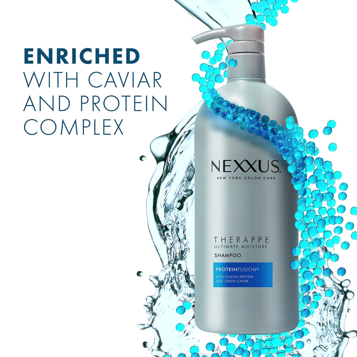 Nexxus Moisturizing Shampoo & Conditioner for Dry Hair Silicone-Free - Salon-Quality Repair & Hydration