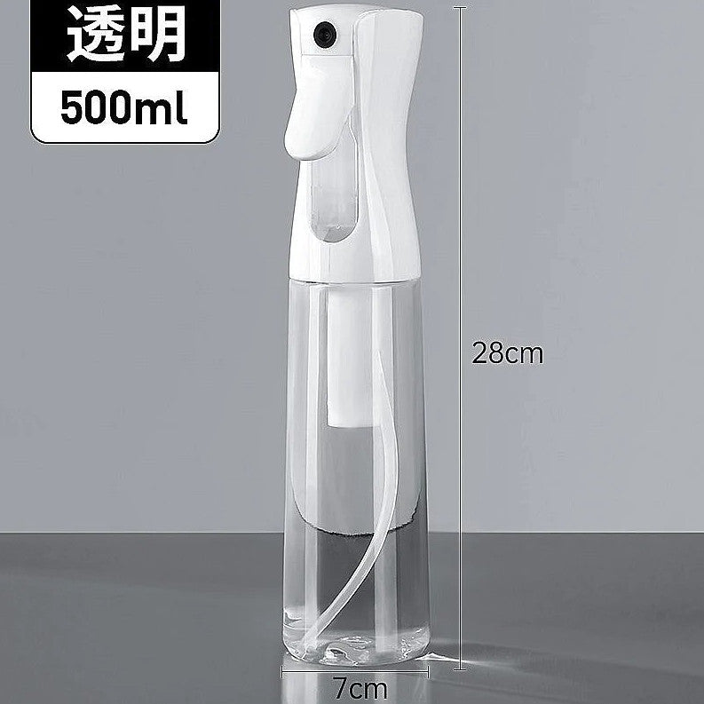 High Pressure Continuous Mist Spray Bottle for Hair & Makeup Water Refill