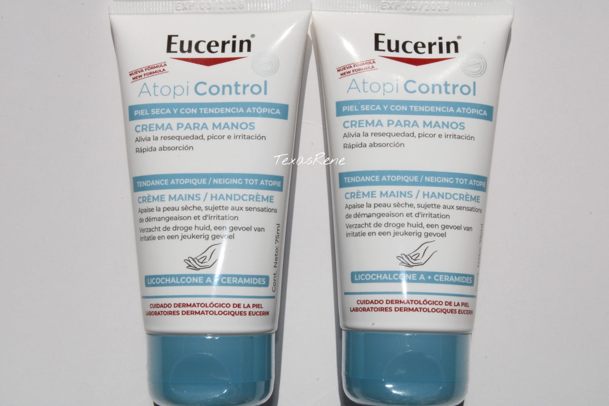 2x Eucerin AtopiControl Hand Cream 75ml