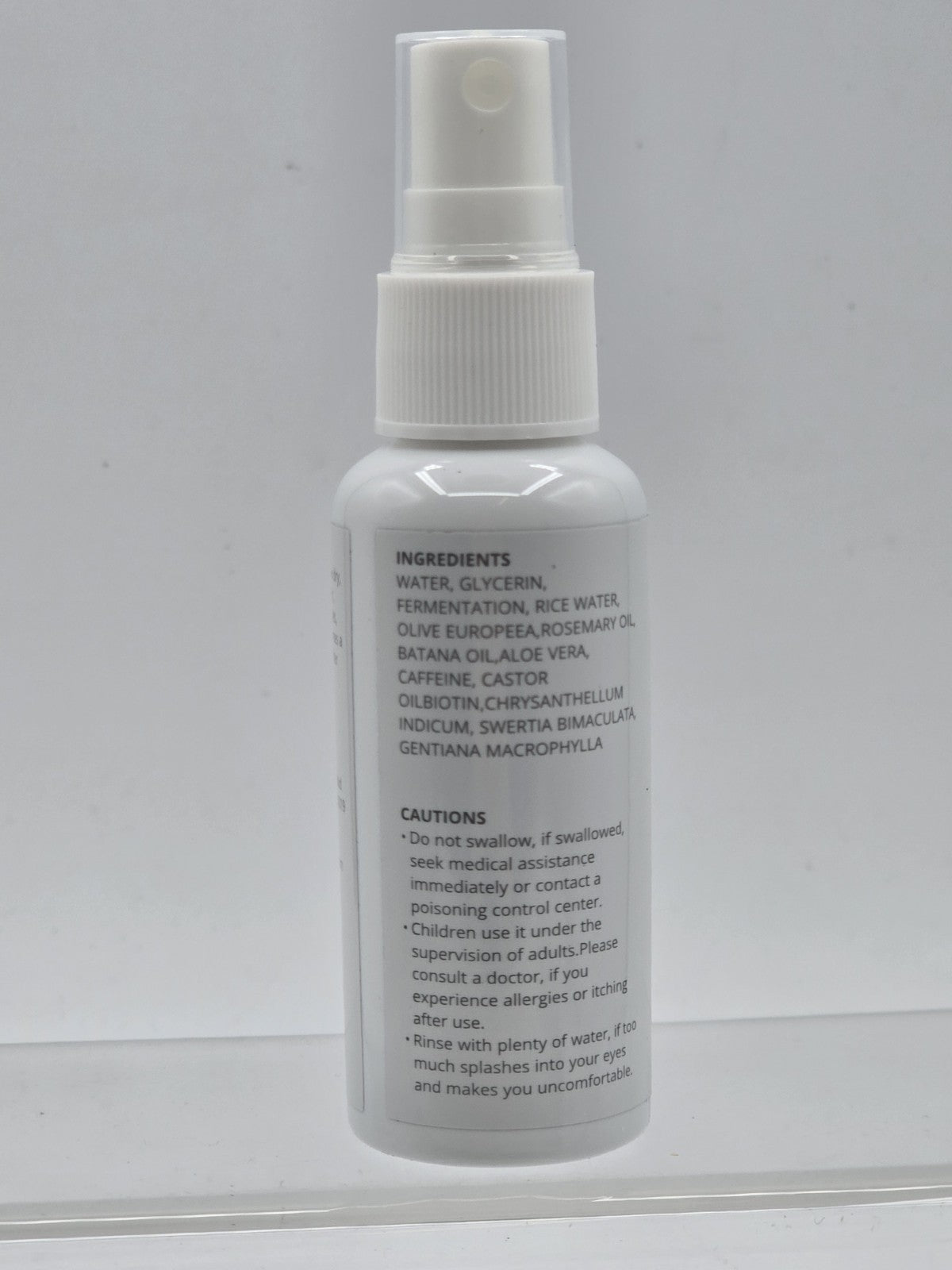 Hair Growth Serum: Rosemary Batana Castor Oil Rice Water Biotin Oils