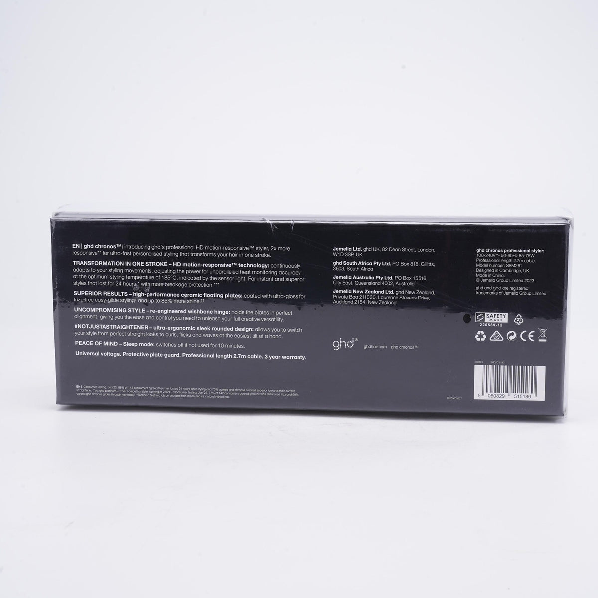 1-Inch Professional HD Motion Responsive Hair Straightener - New
