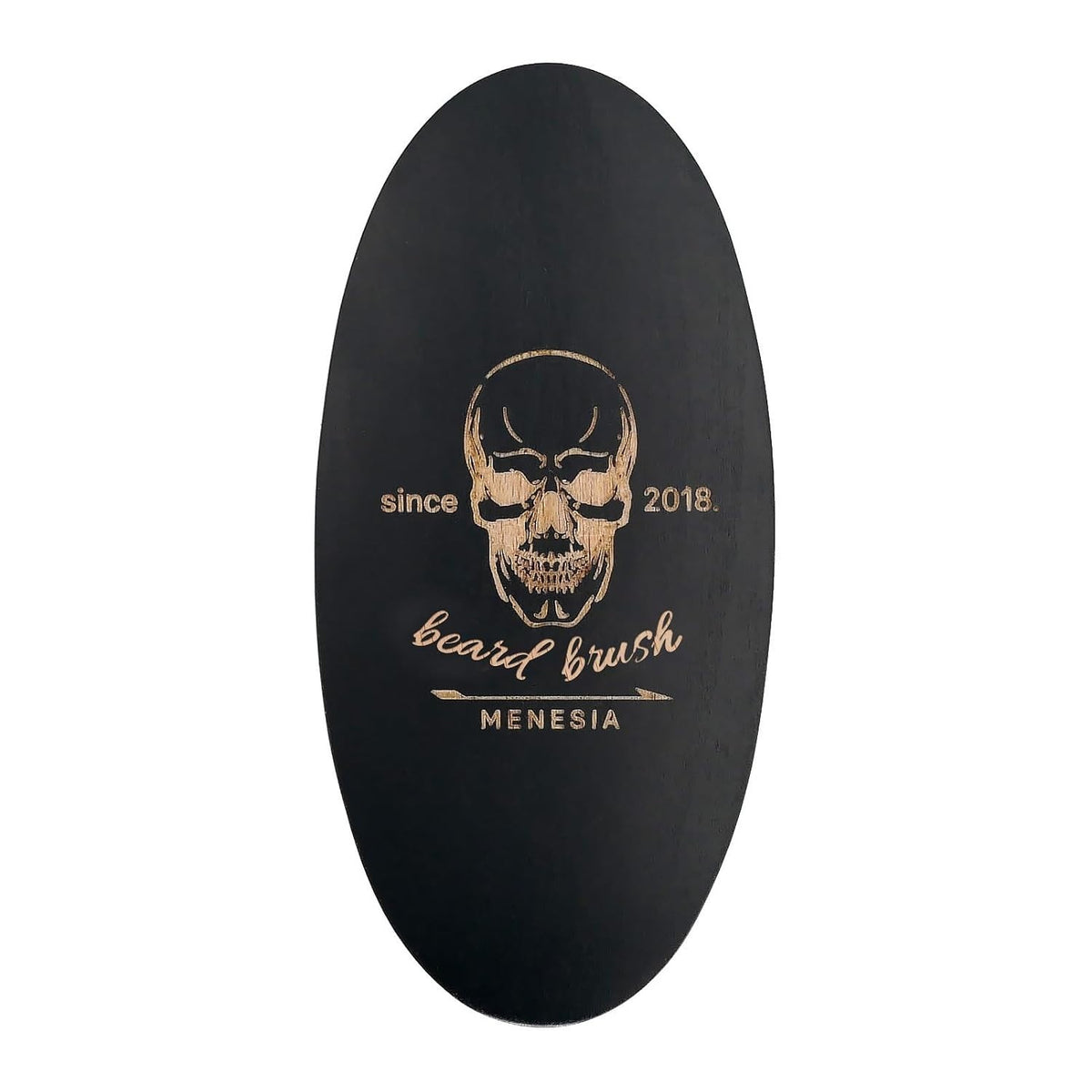 Black Boar Bristle Beard Brush for Medium to Thick Beards - Stylish Grooming Tool