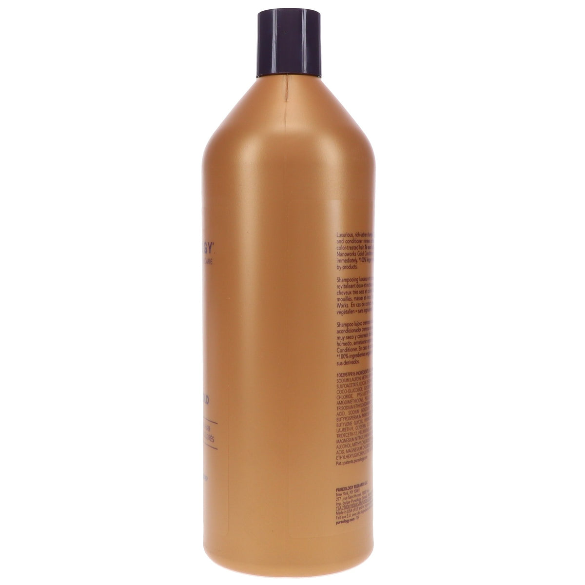 Pureology Nanoworks Gold Shampoo - Sulfate-Free, Color Protecting, 33.8 oz