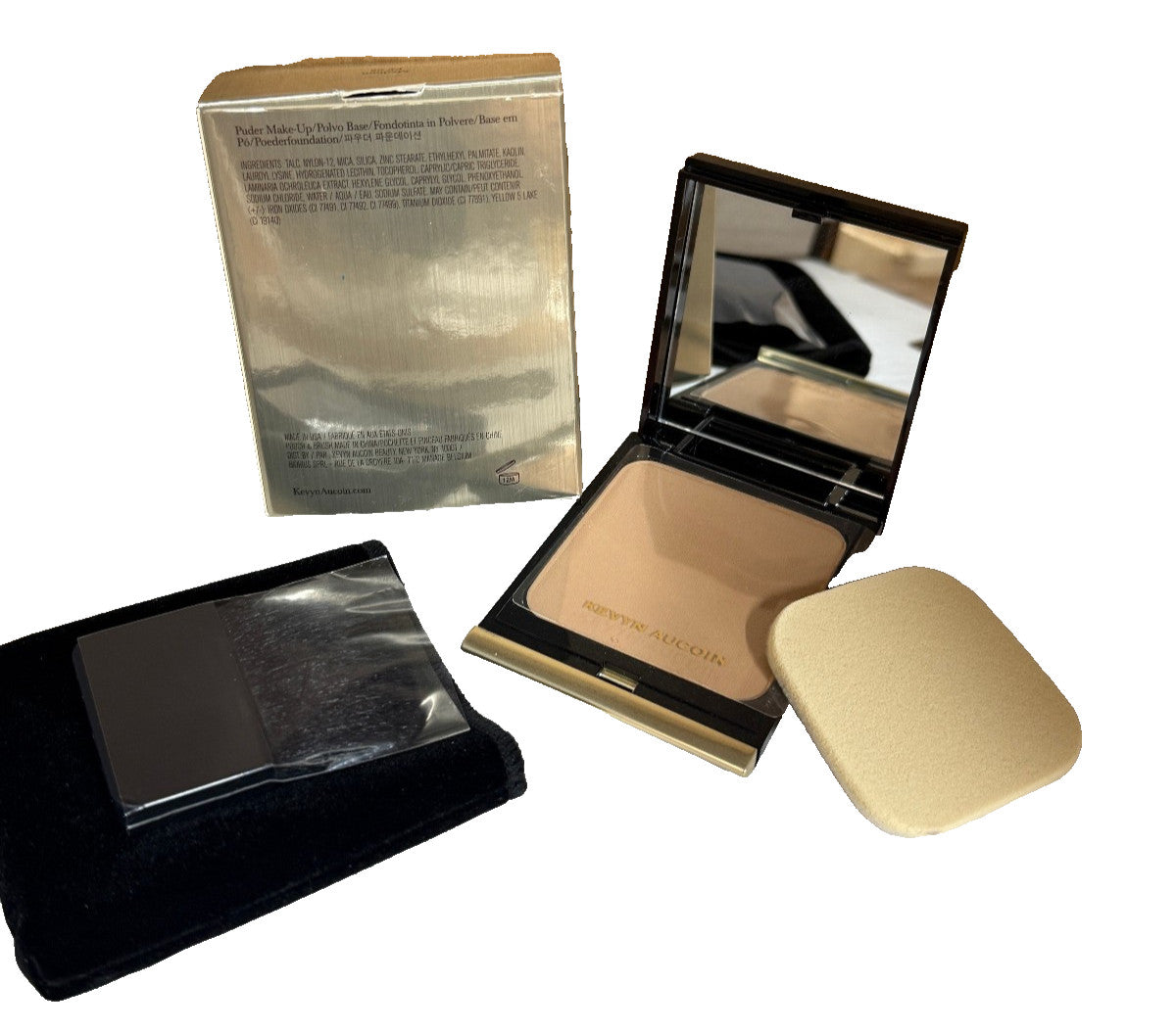 Kevyn Aucoin Sensual Skin Powder Foundation Medium PF08 0.32 oz NIB
