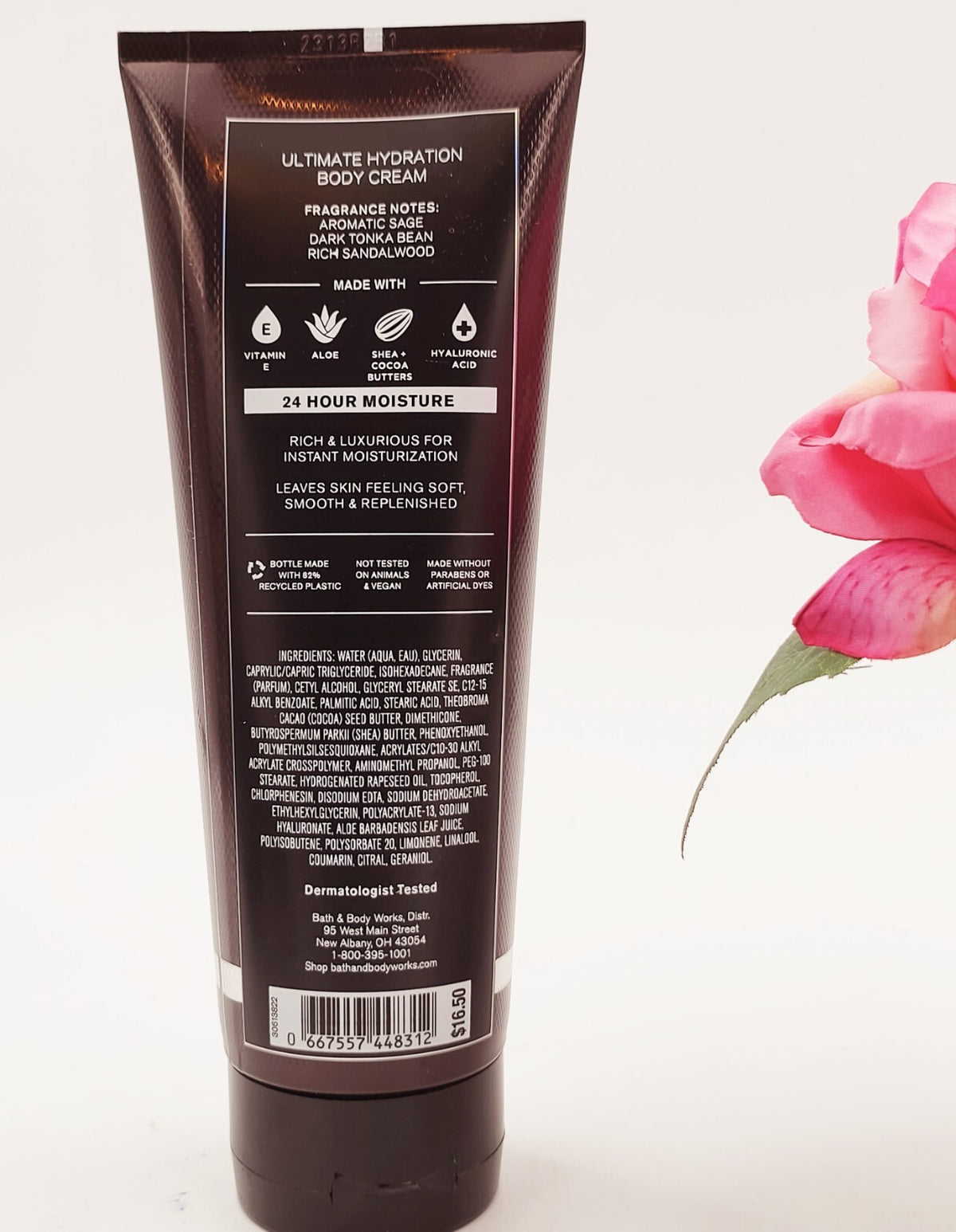 Men's Ultra Shea Body Cream Lotion 8oz - Hydrating Moisturizer with Shea & Aloe