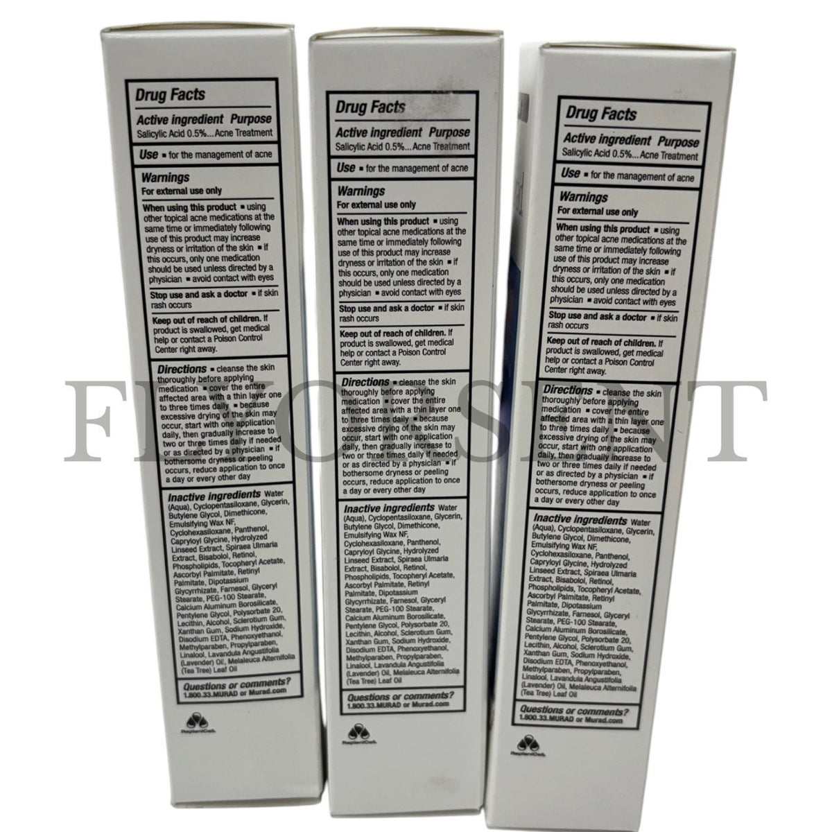 Murad Acne Control Acne Clearing Solution 1.7 oz - Set of 3