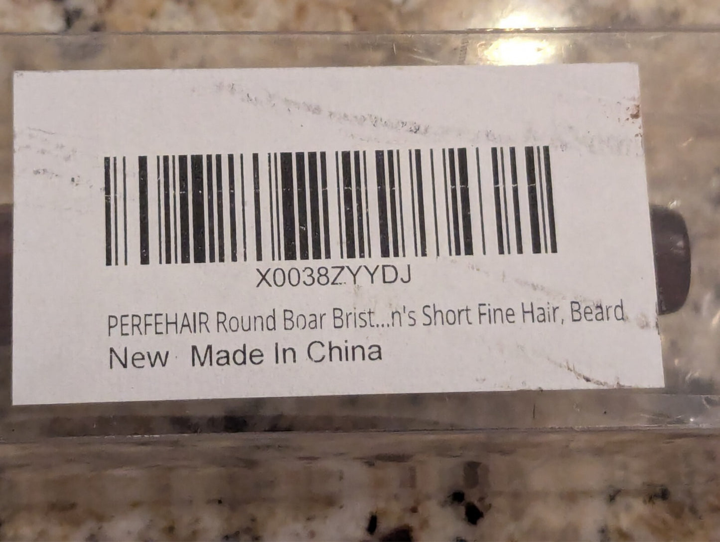 Round Boar Bristle Hair Brush 1.8 Inch for Blow Drying Natural Wooden Handle