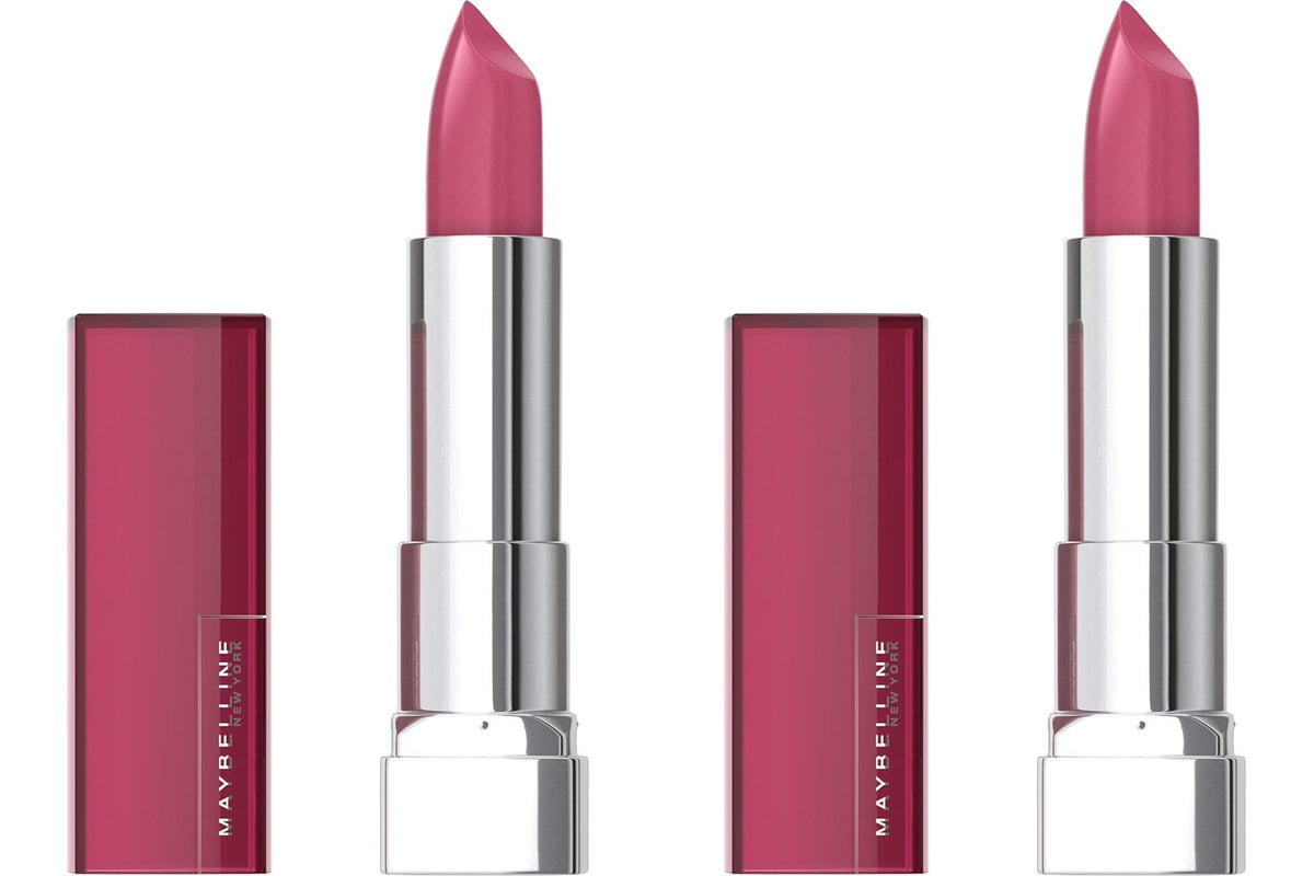 Maybelline Pink Score Lipstick 2-Pack - Creamy Lip Color, 0.15 oz Each