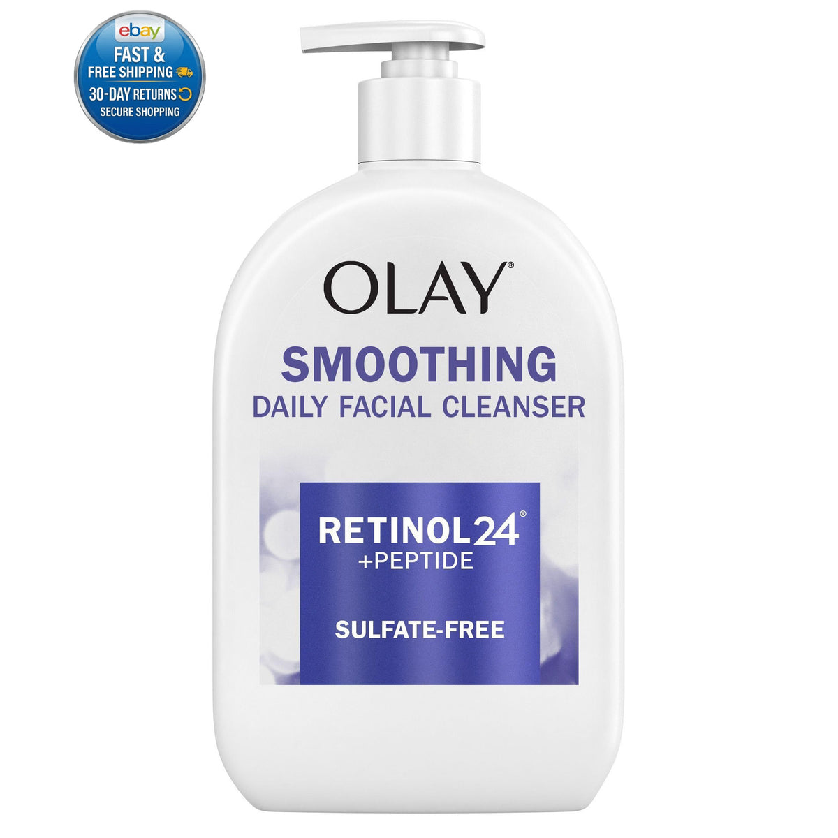 Sulfate-Free Daily Facial Cleanser with Retinol & Niacinamide, 16 Fl Oz