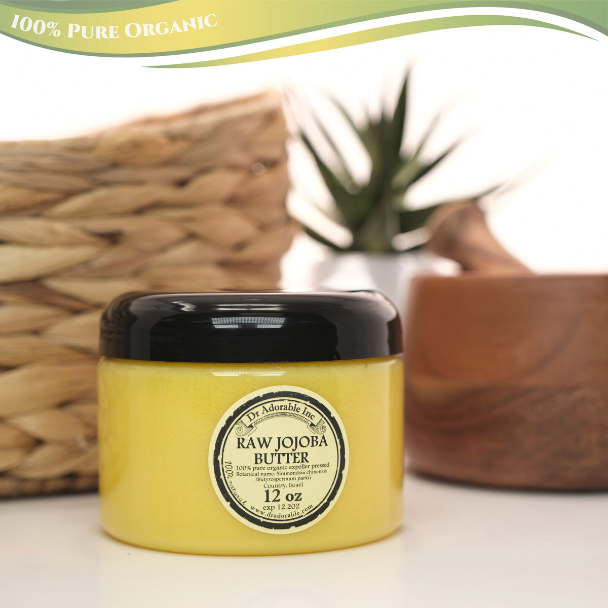 Organic Jojoba Butter Cold Pressed Natural