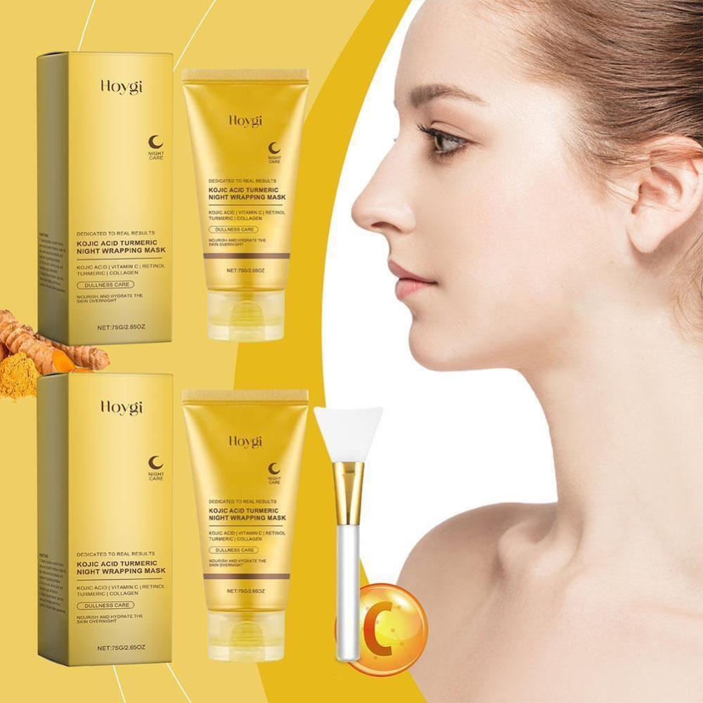 Turmeric Collagen Night Mask for Brightening & Hydration - 75g