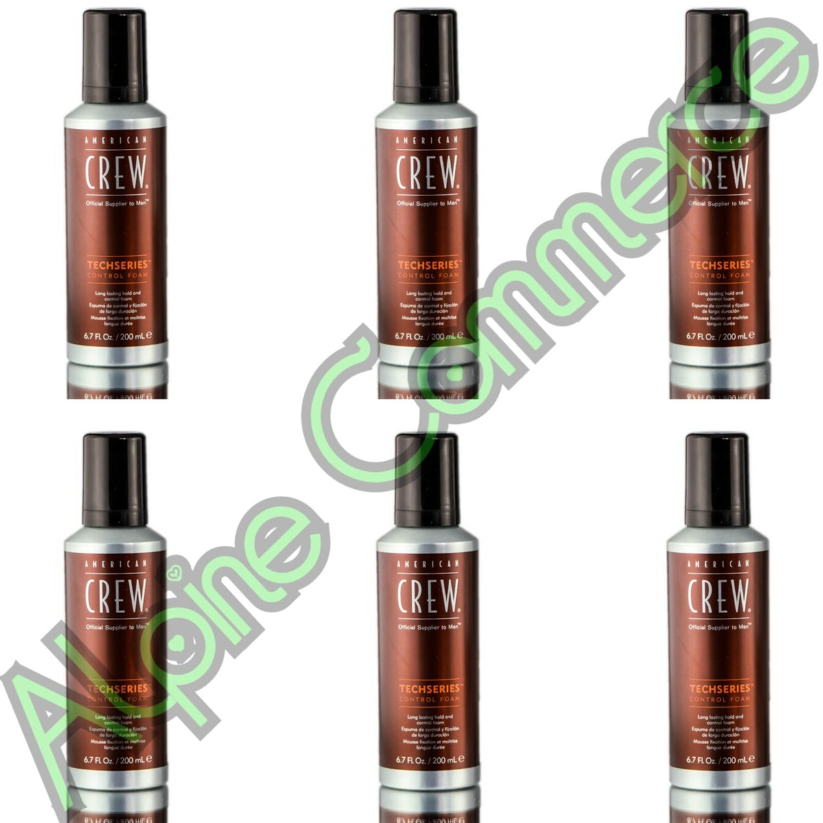 American Crew 3-IN-1 Control Foam 6.7 Oz – 6-Pack