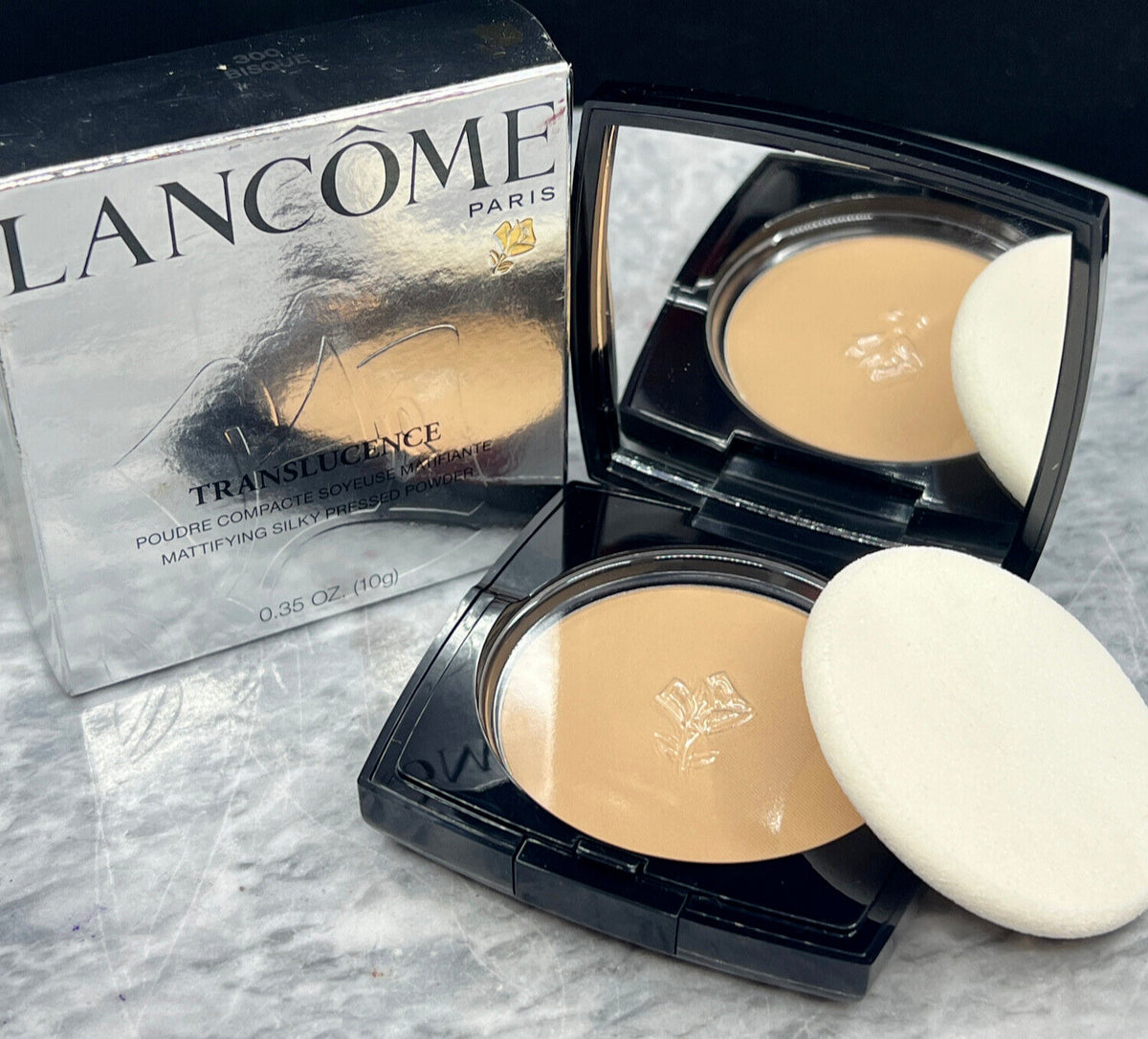Lancôme Translucence Mattifying Silky Face Powder 300 Bisque 0.35 oz NIB
