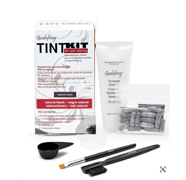 Professional Tint Kit for Hair and Facial Hair - 20 Applications, No Odor