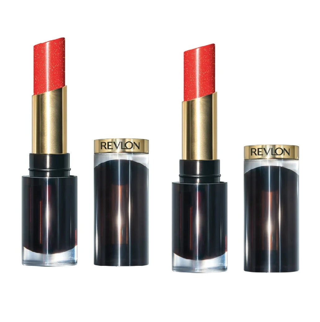 Lipstick Set - 2 Glossy Red Lipsticks with Hydrating Formula