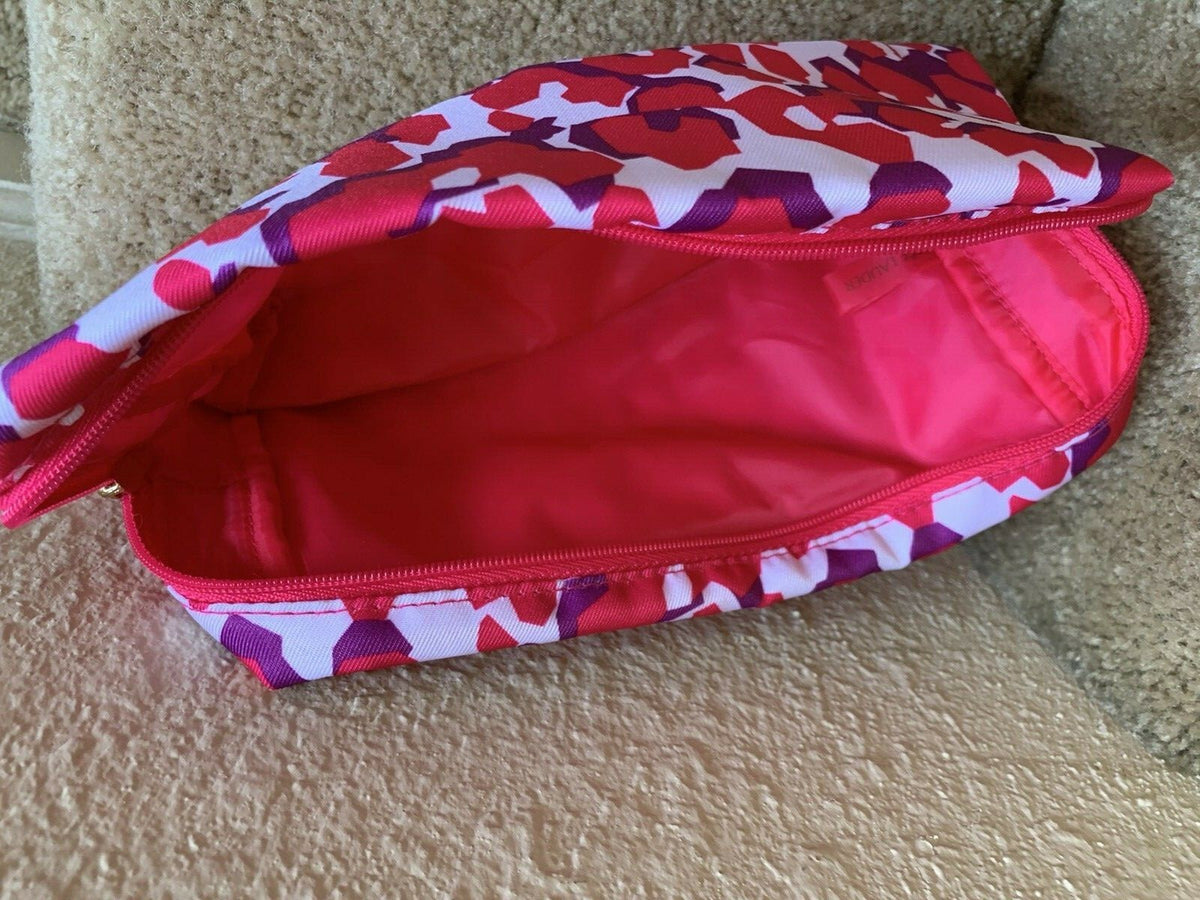 Animal Print Cosmetic Makeup Bag - Pink Purple White New Estée Lauder