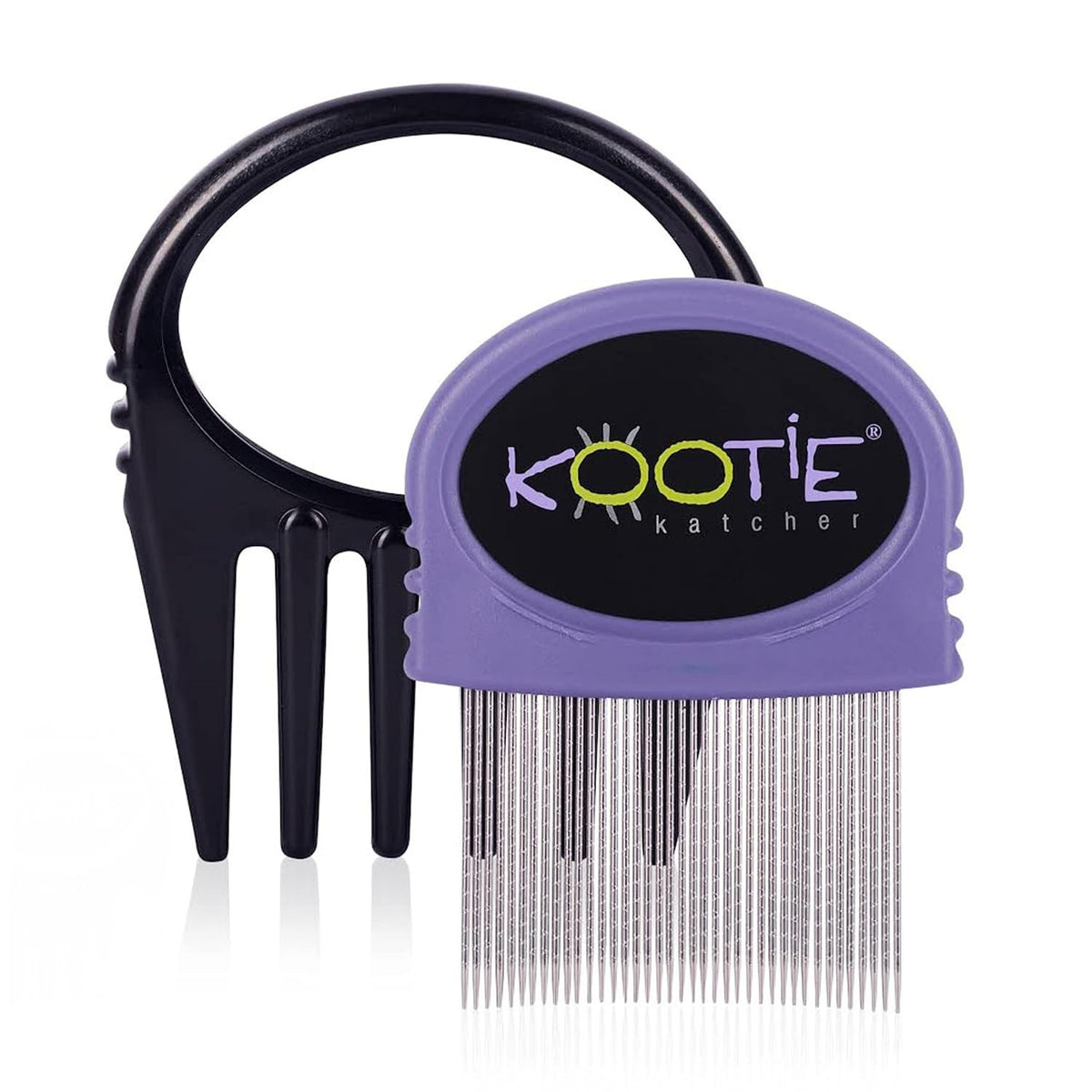 Lice Comb 3-in-1 Stainless Steel Nit Removal Detangling Grooming Tool