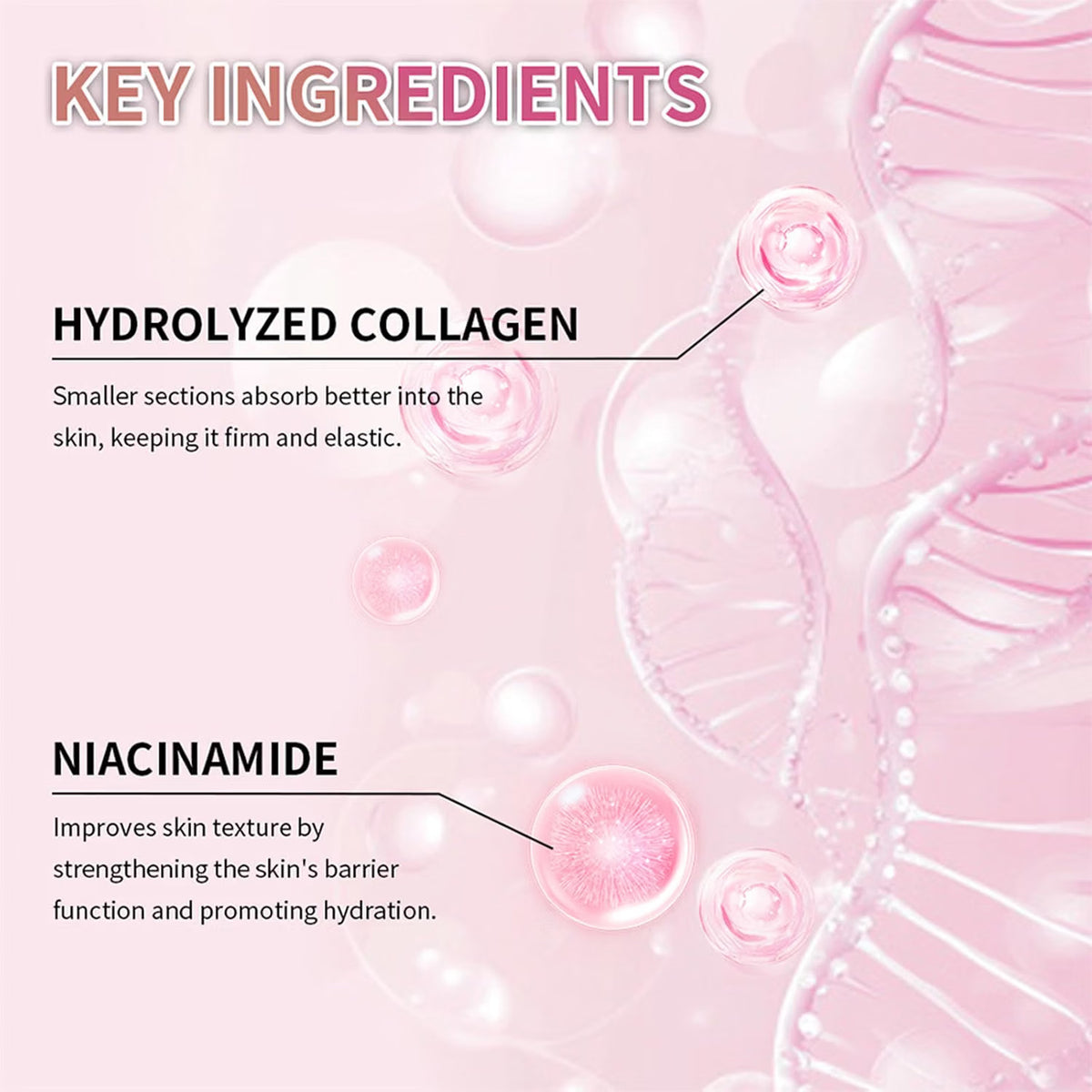 Collagen Jelly Cream Gel with Niacinamide - Hydrating Moisturizer