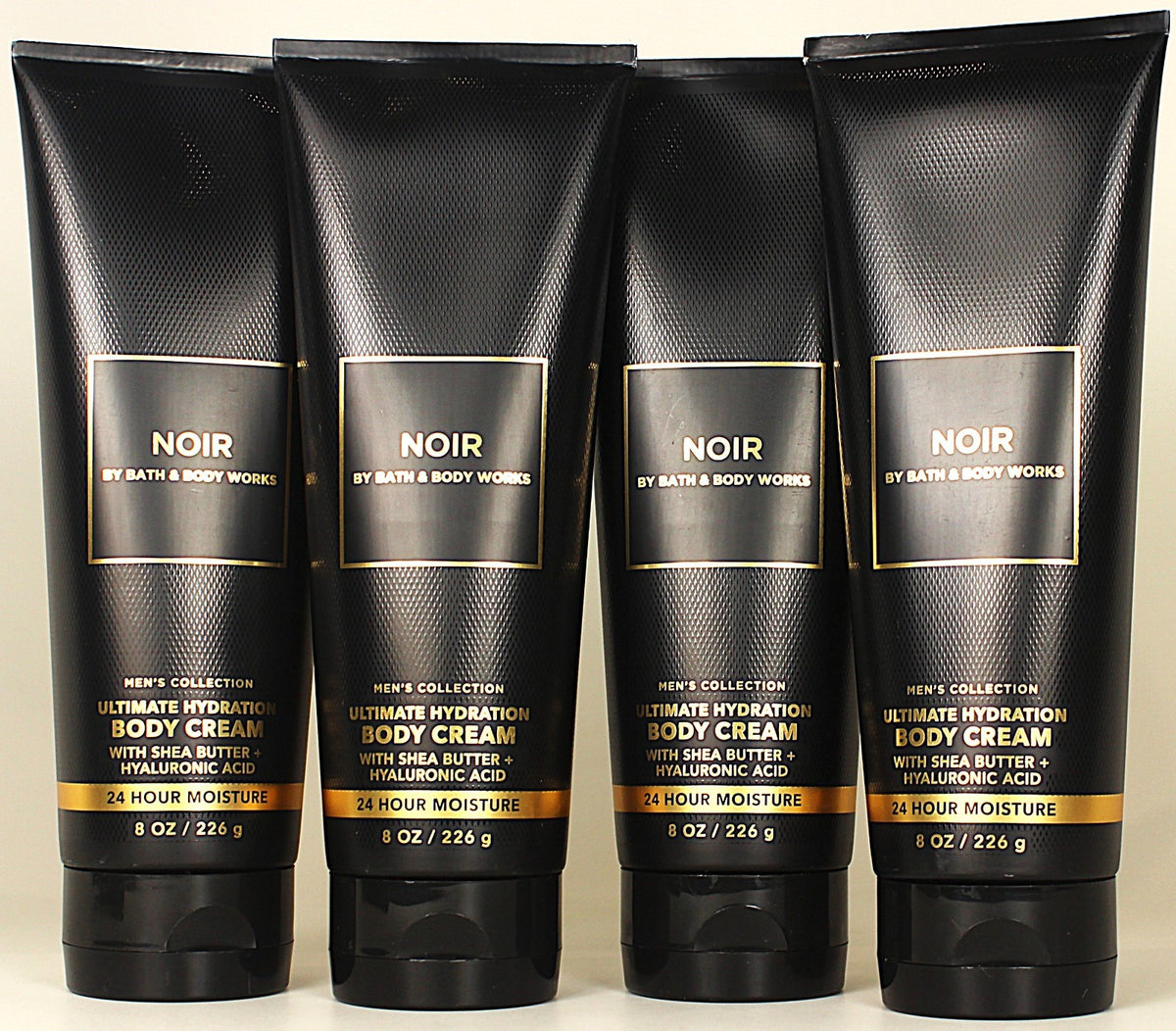 NOIR Men's Body Cream Lotion, 8oz – Ultimate Hydration (4-Pack)