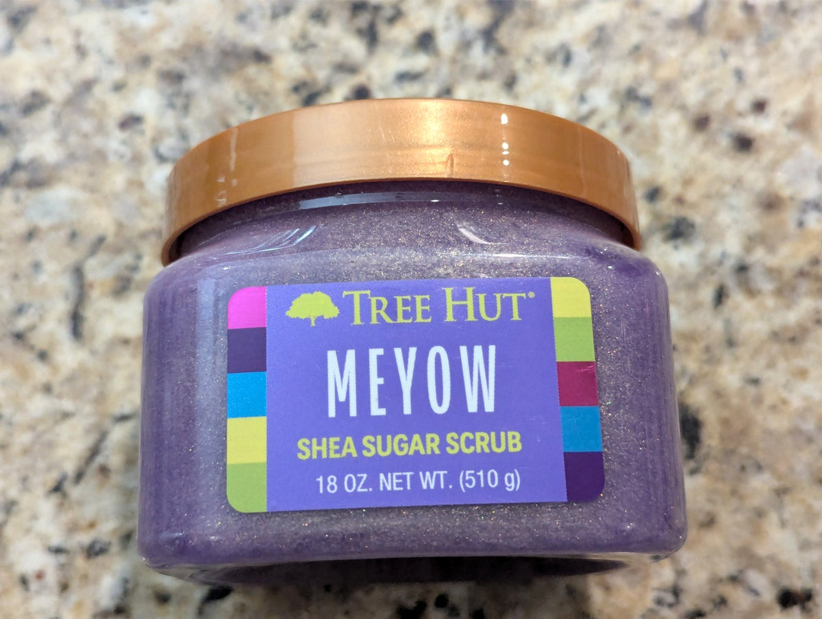 Tree Hut Meyow Shea Sugar Scrub Blackberry Lilac Musk 18 oz