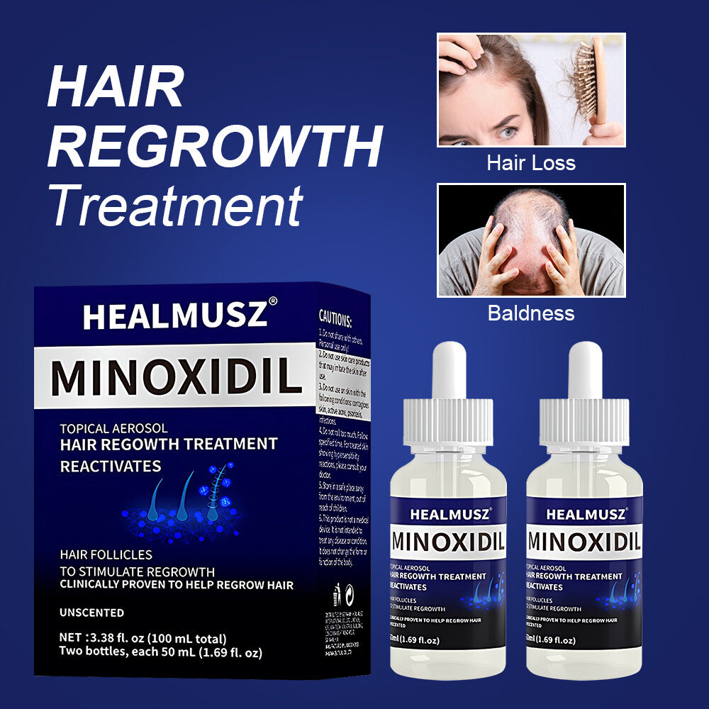 5% Minoxidil Hair Regrowth Treatment - 50ml x 2