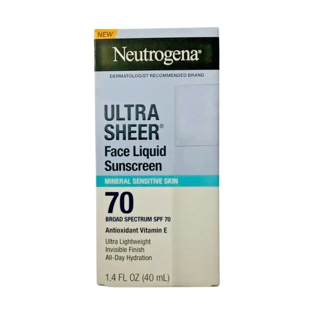 Neutrogena Ultra Sheer Sunscreen Lotion SPF 70, 1.4 oz (12-Pack)