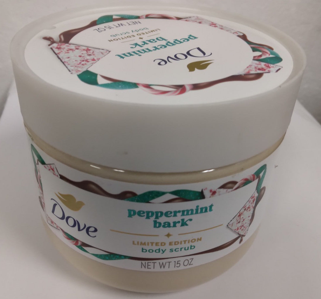 Dove Limited Edition Body Scrub Peppermint Bark 15 oz