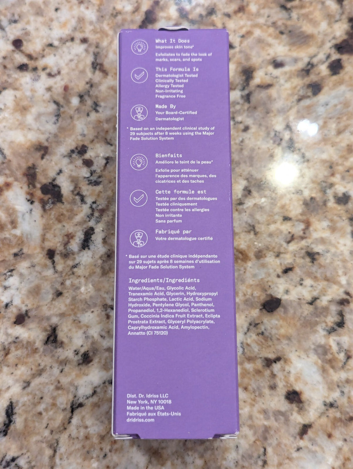 Major Fade Flash Exfoliating AHA Mask 1.7 oz
