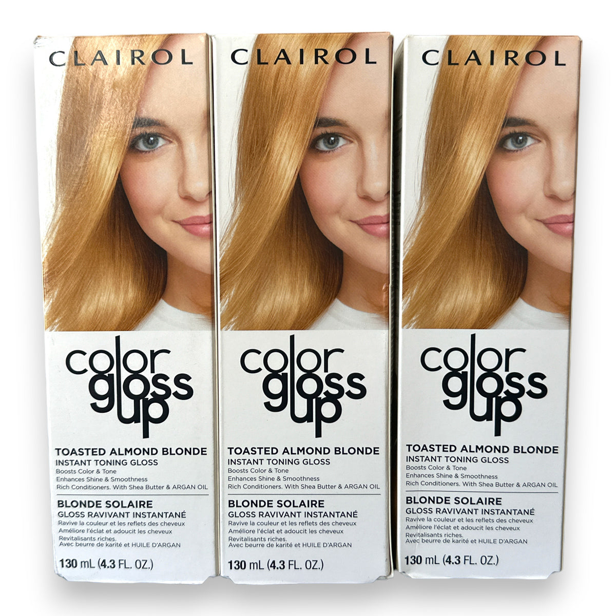 Clairol Color Gloss Up Instant Toning Gloss 4.3oz - Lot of 3