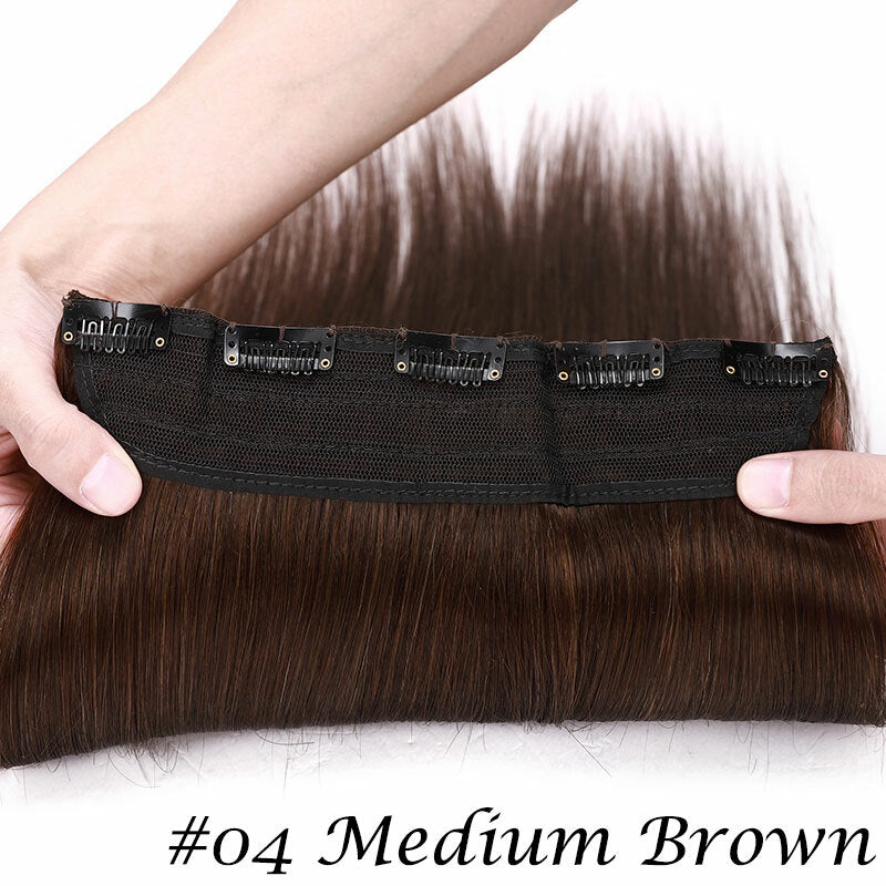 Remy Clip-In Human Hair Extensions Full Head Thick One Piece - Multiple Lengths & Colors