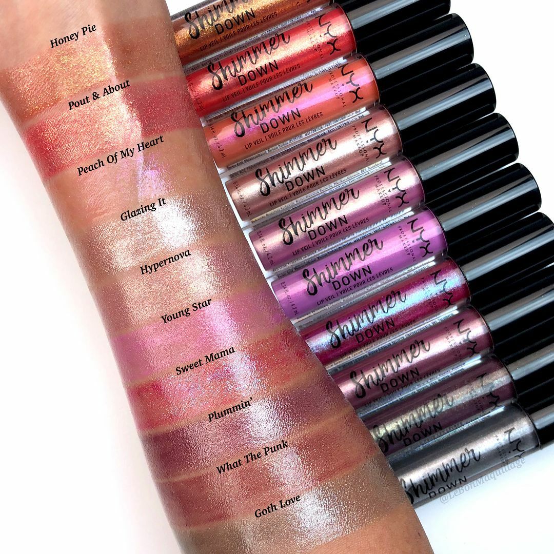 Lip Gloss with High Shine & Shimmer - Multiple Colors - 0.14 oz