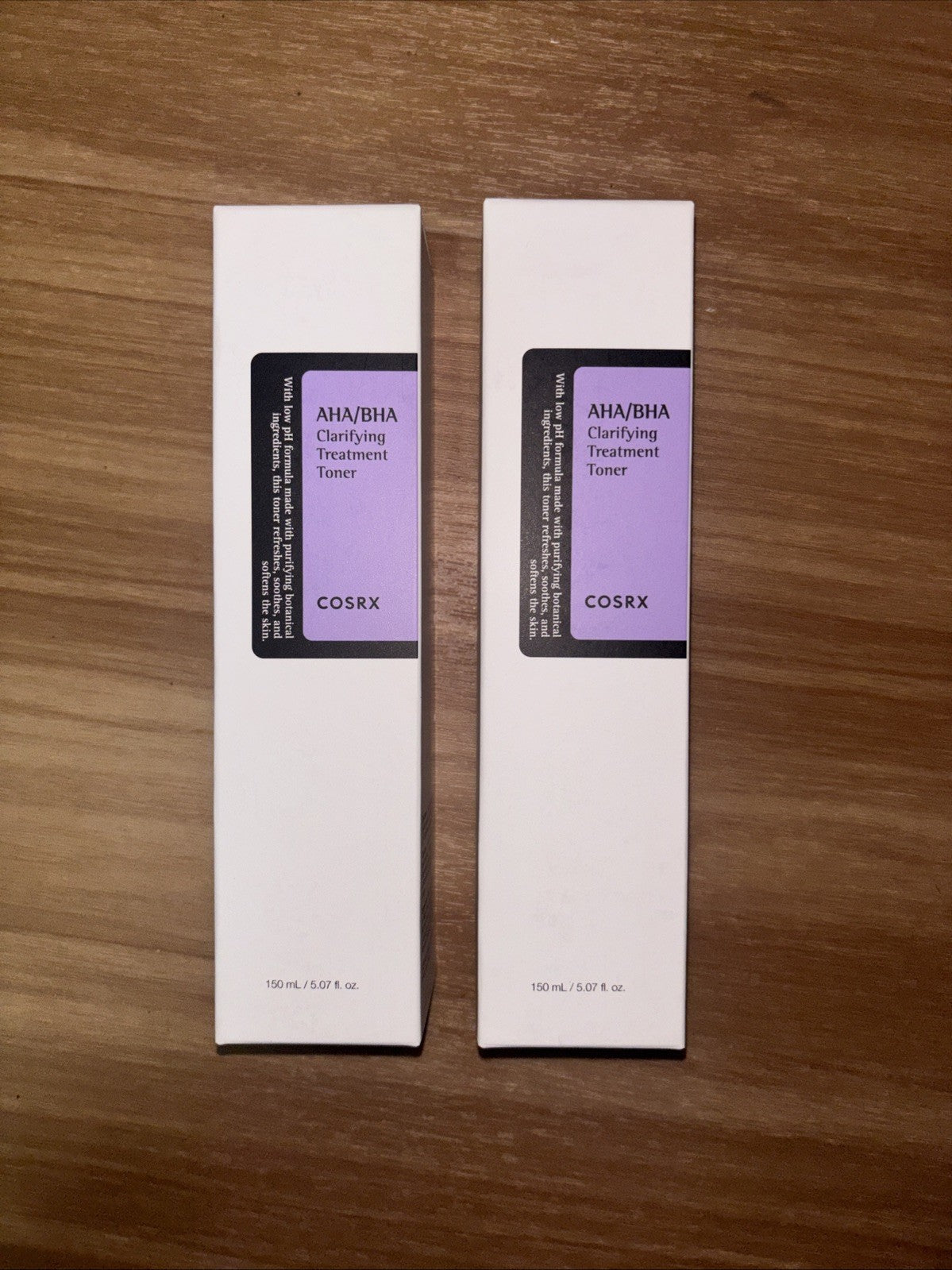 COSRX AHA/BHA Clarifying Treatment Toner 150ml Pack of 2 - Expires 3/26