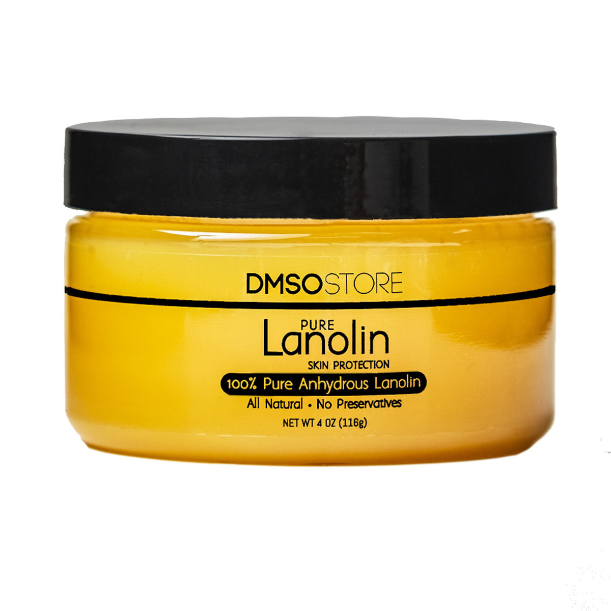 Lanolin USP Grade 4 oz - 100% Pure Anhydrous Moisturizer