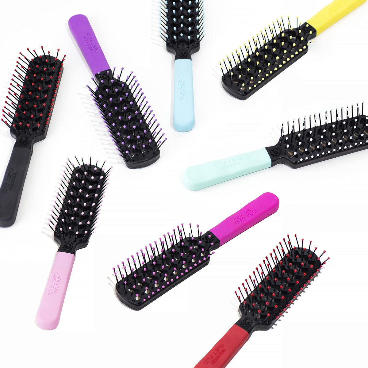 Color Vent Hair Brush for Blow Drying & Detangling - Anti-Static, Quick-Dry, Frizz-Free Styling