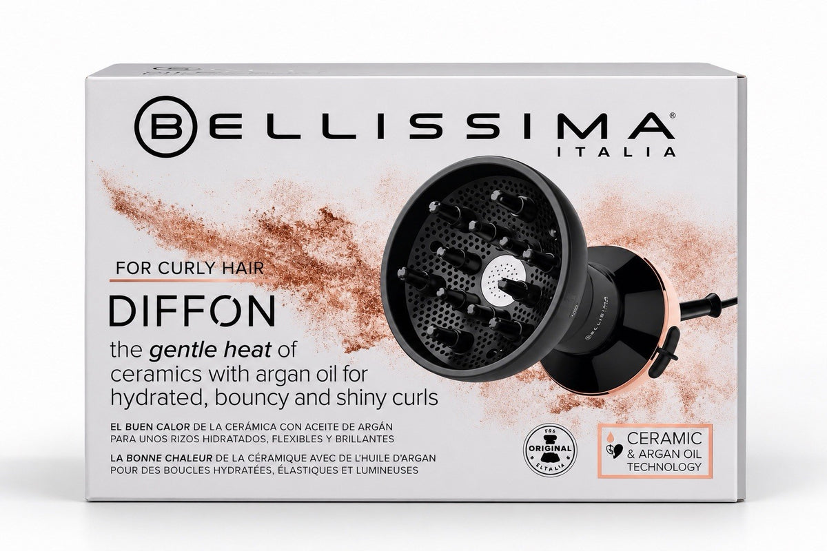 Curly Hair Diffuser for Hair Dryers - Lightweight, Black, 700W
