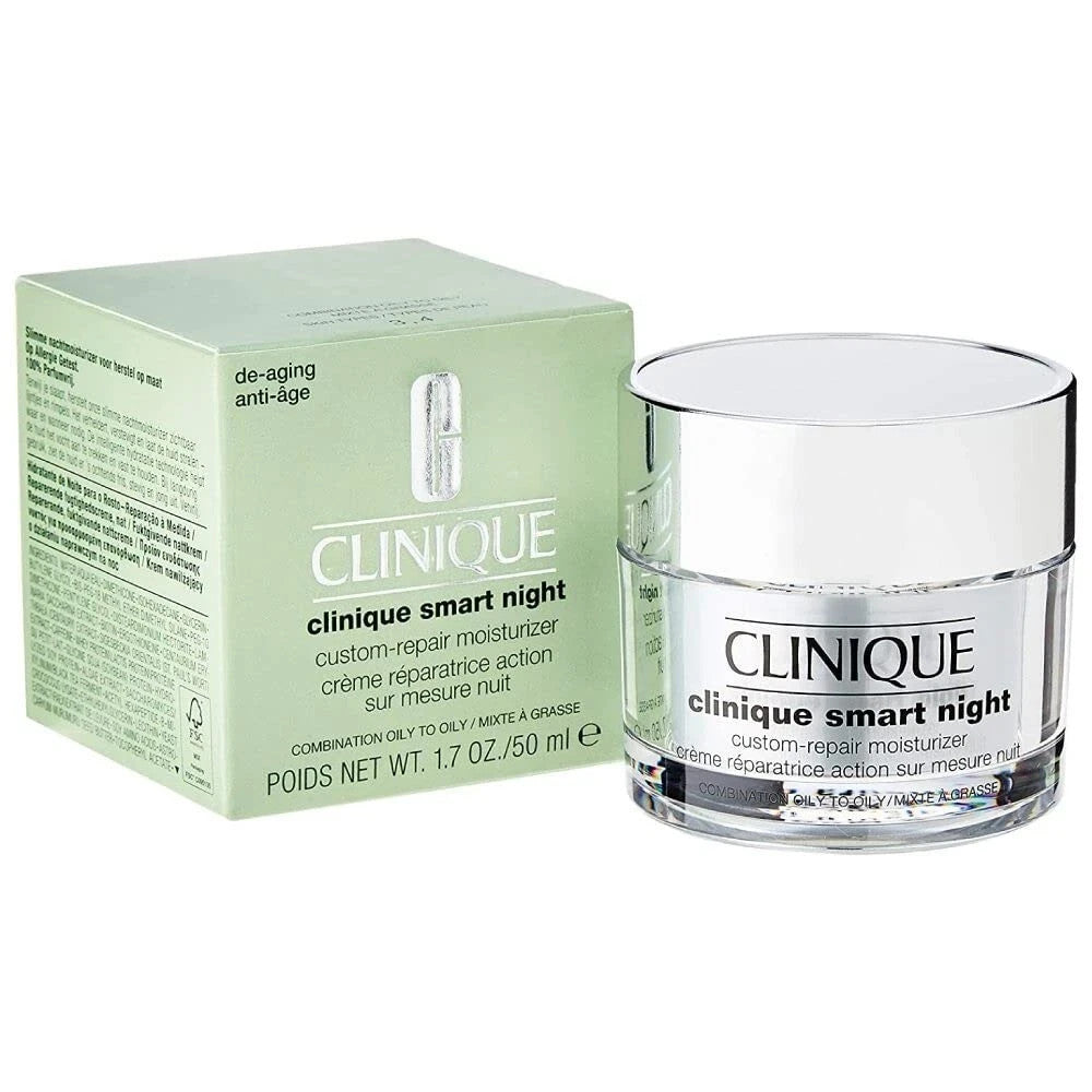 Clinique Smart Night Custom-Repair Moisturizer 1.7 oz for Oily Skin
