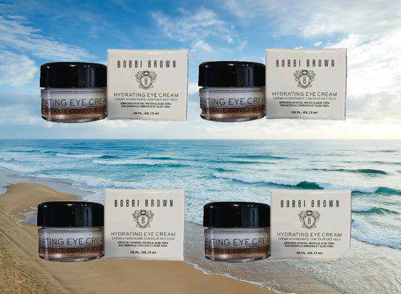 Set of 4 Bobbi Brown Hydrating Eye Creams 0.1 oz Travel Size - Hydrating & Nourishing