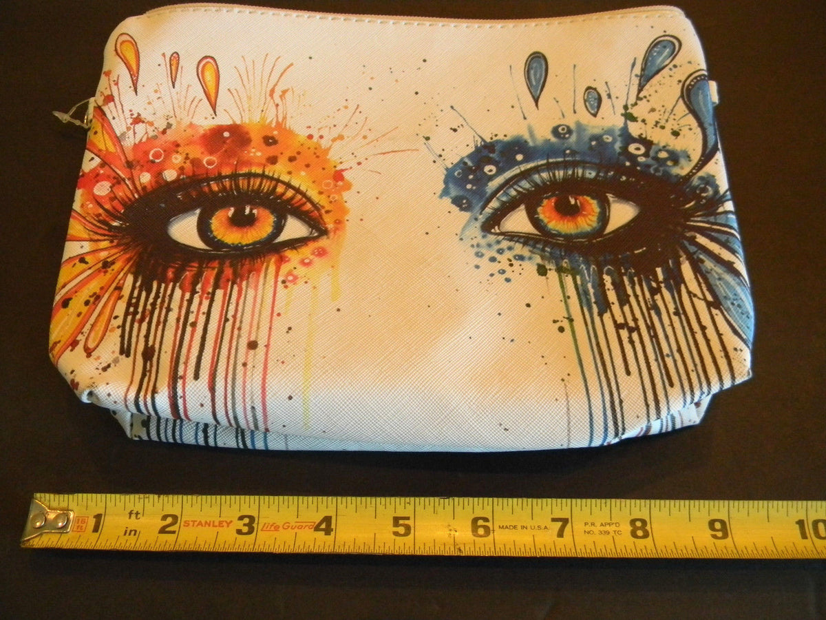 3-Piece Travel Cosmetic Bag Set with Purse & Pouch - Women's Toiletry Organizer