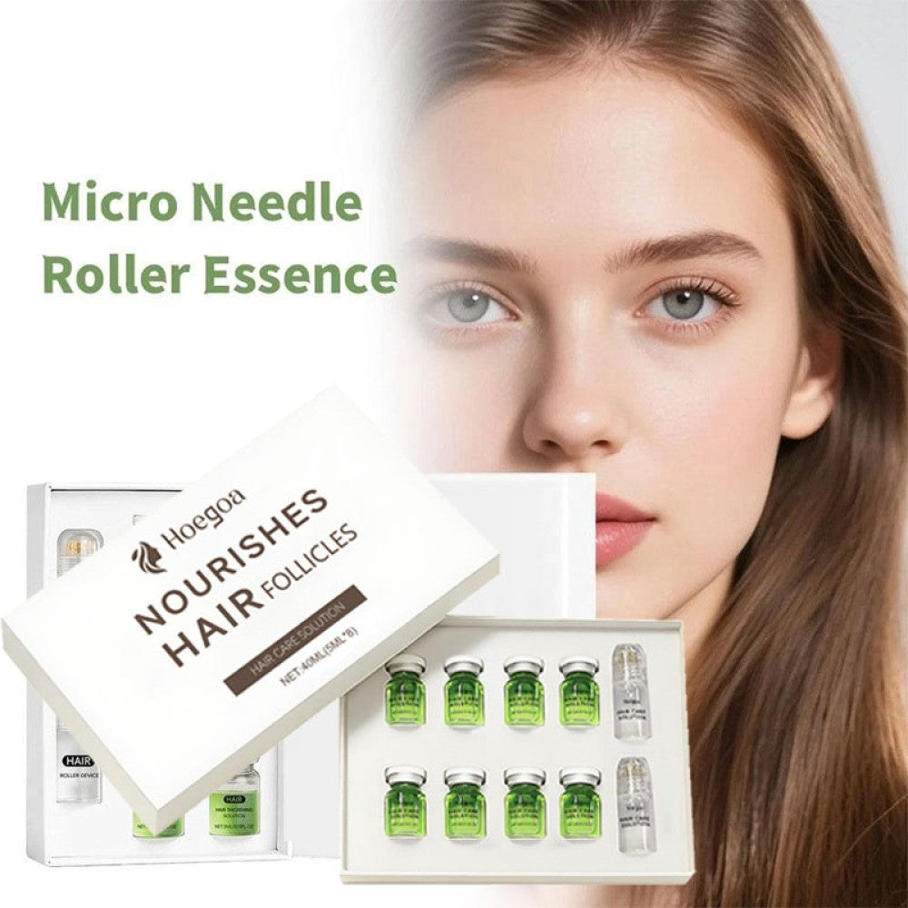8Pcs MICRONEEDLE Hair Regrowth System, Advanced Treatment Ginseng